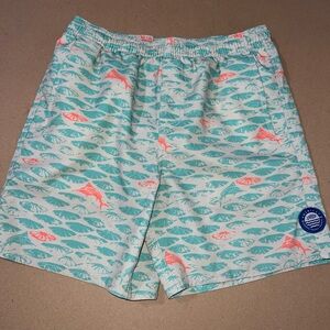 AFTCO Youth Large Swim Shorts Trunks Mesh Lined Pockets